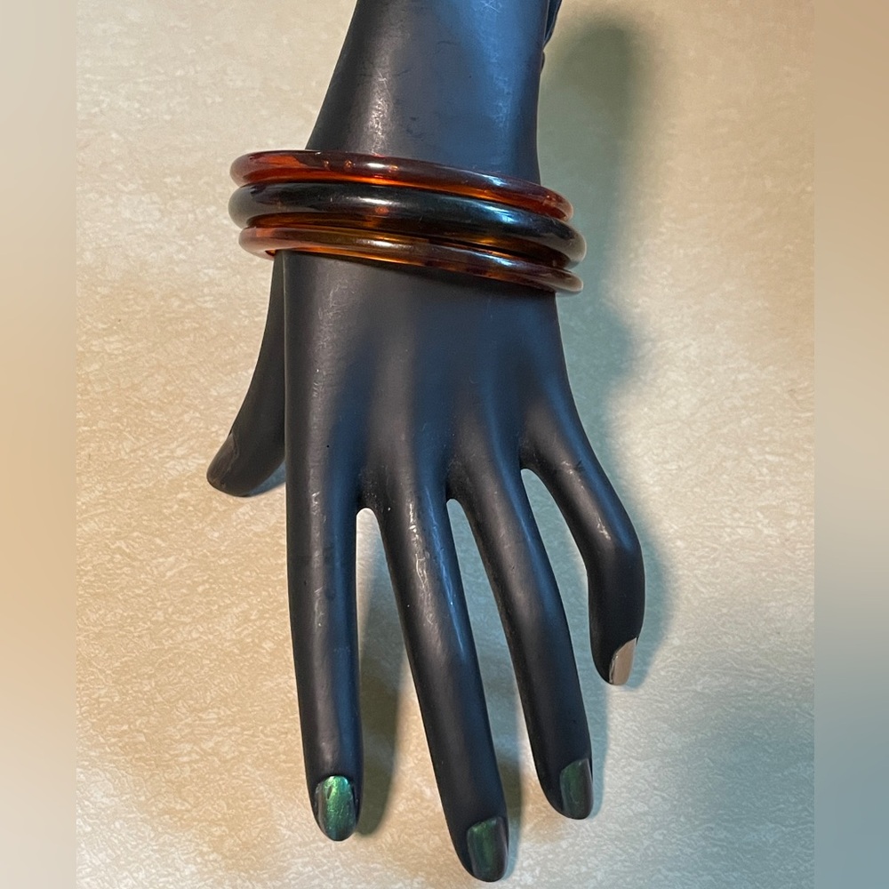 Vintage Tortoise Bangle Set